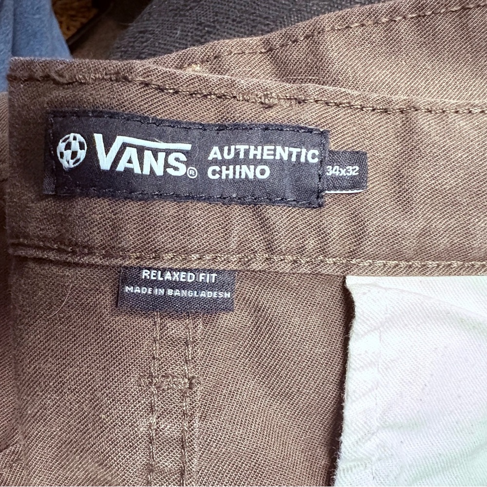 Vans Brown Authentic Chino Pants